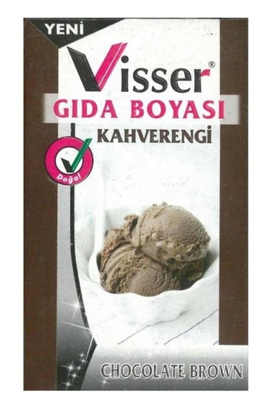 Visser Toz Gıda Boyası Kahverengi ürün görseli