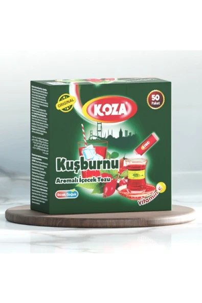 Koza Tek İçimlik Kuşburnu Aromalı Toz İçecek 50'li ürün görseli 1