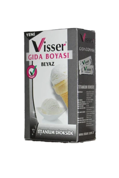 Visser Toz Gıda Boyası Beyaz ürün görseli