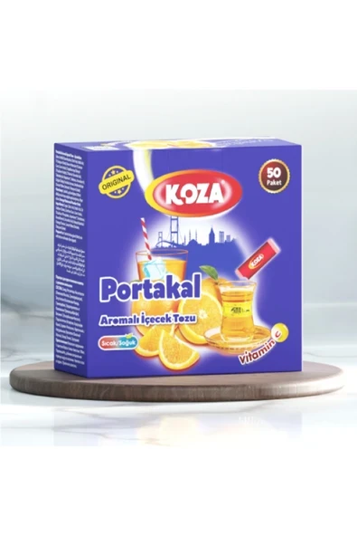 Koza Tek İçimlik Portakal Aromalı Toz İçecek 50'li ürün görseli 1