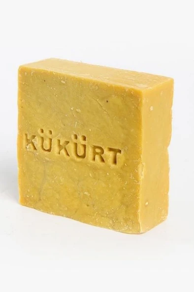 Kükürt Sabunu Hatay El Yapımı %100 Organik Doğal Sabun 1 Kalıp 130 Gram ürün görseli