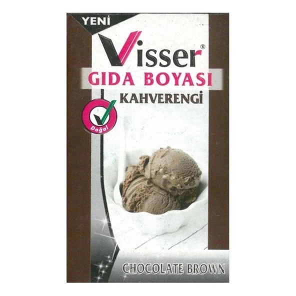 Visser Toz Gıda Boyası Kahverengi - Resim 2