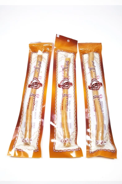 3 Adet Taze Doğal Diş Fırçası Misvak Vakumlu Paket 20 cm Büyük Boy - Resim 2