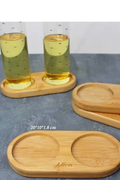 Büyük Boy Bambu Yağdanlık Altlığı ürün görseli 1