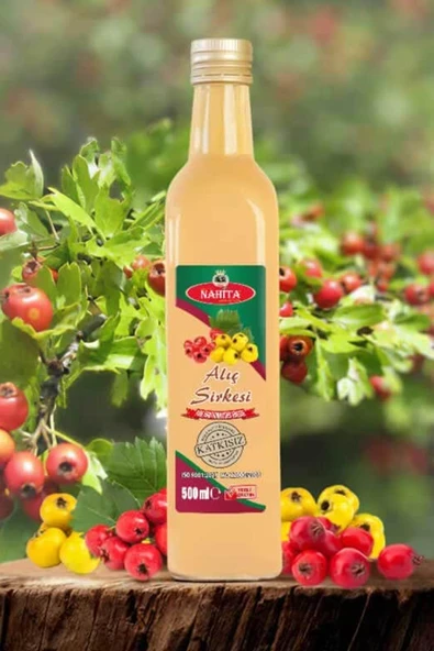 Alıç Sirkesi % 100 doğal Katkısız 500 ml ürün görseli 1