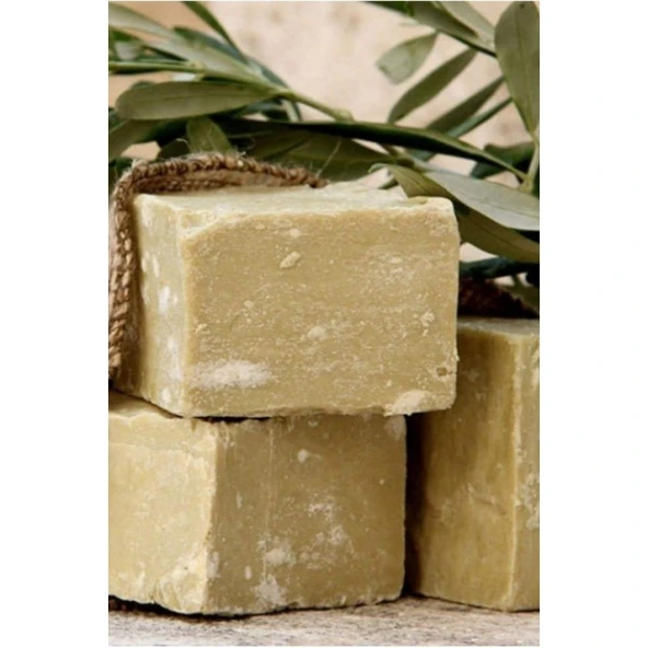 Zeytinyağı Sabunu Hatay El Yapımı %100 Organik Doğal Yeşil Sabun 1 Kalıp 130 Gram - 7