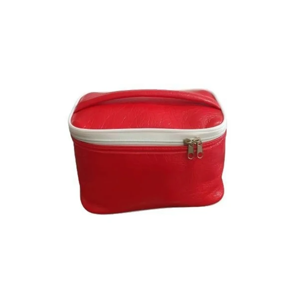 Çok Amaçlı Makyaj Çantası Kırmızı 08 Royaleks-82505 - Resim 2