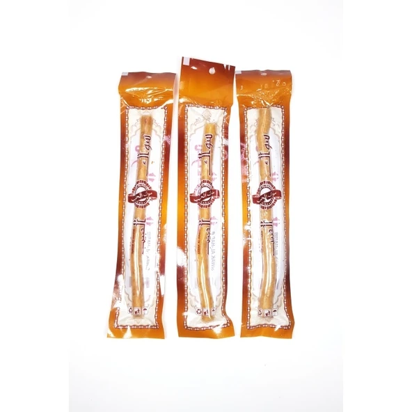 3 Adet Taze Doğal Diş Fırçası Misvak Vakumlu Paket 20 cm Büyük Boy - Resim 3