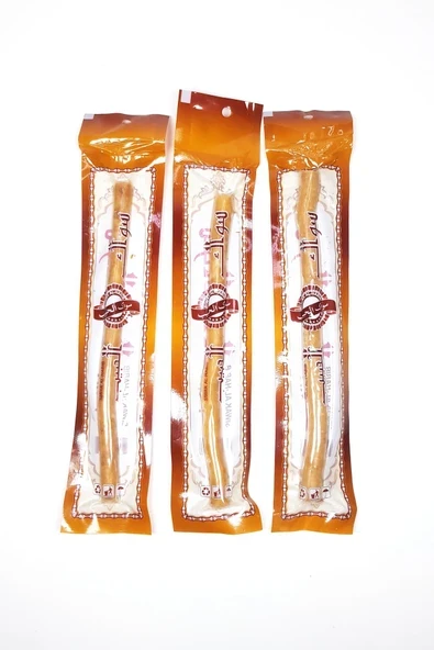 3 Adet Taze Doğal Diş Fırçası Misvak Vakumlu Paket 20 cm Büyük Boy ürün görseli 1