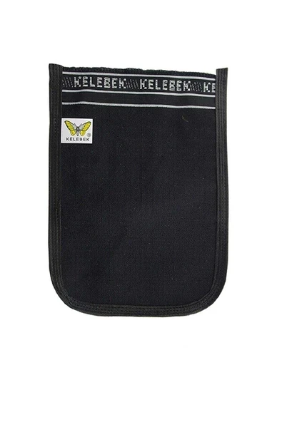 Osmanlı Kalın Siyah Banyo Hamam Kesesi 25x17 Cm ürün görseli 1