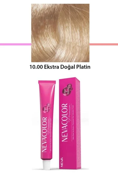 Premium 10.00 Ekstra Doğal Platin - Kalıcı Krem Saç Boyası 2 X 50 g Tüp ürün görseli 1