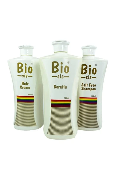 Brezilya Fönü 3'lü Kutulu Set Keratin + Saç Kremi + Tuzsuz Şampuan Düz ve Işıltılı Saçlar Botox - 1