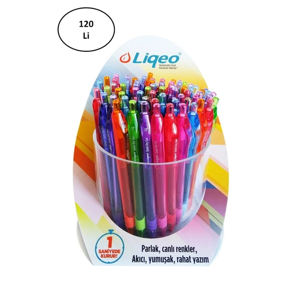 Liqeo Instant Gel Kalem 0.7 Mm 120 Li - 1