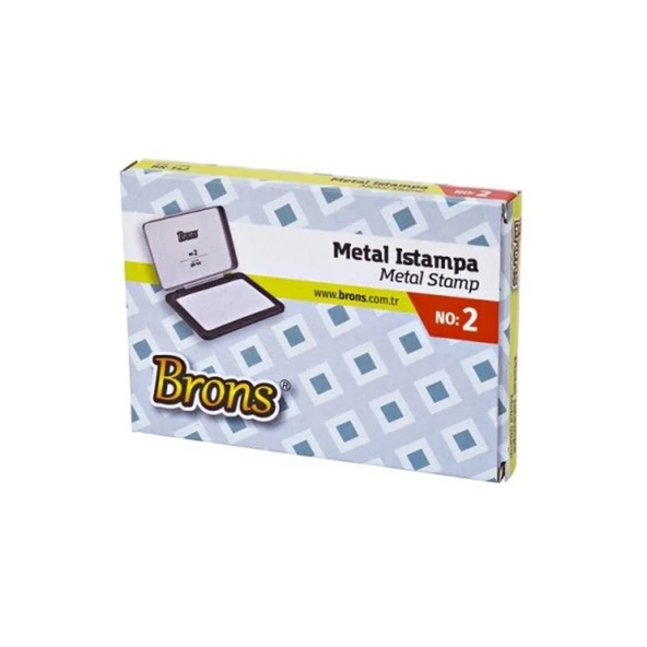 Brons Metal Istampa No.2 8,5X12 Cm - 2