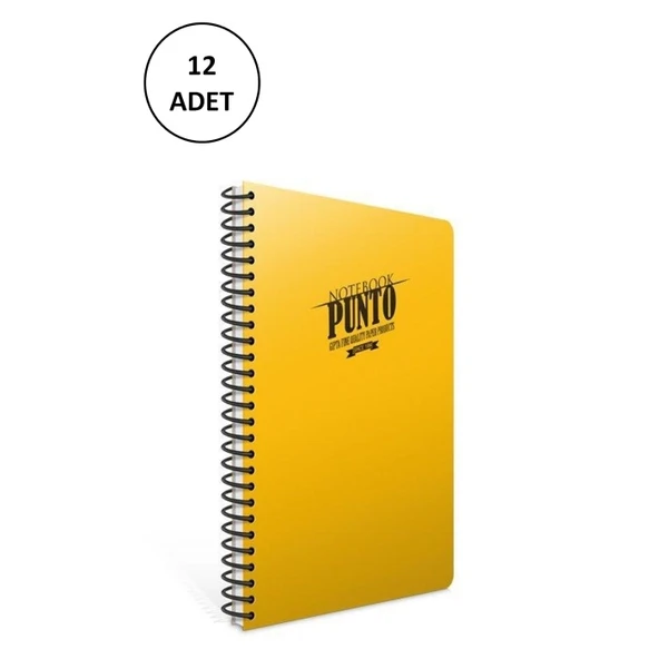Gıpta Punto Spiralli Plastik Kapak Defter A5 100 Yp Çizgili - 1