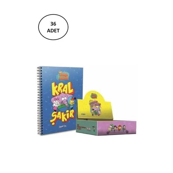 Gıpta Kral Şakir Spiralli A6 Karton Kapaklı Defter Stand - 1