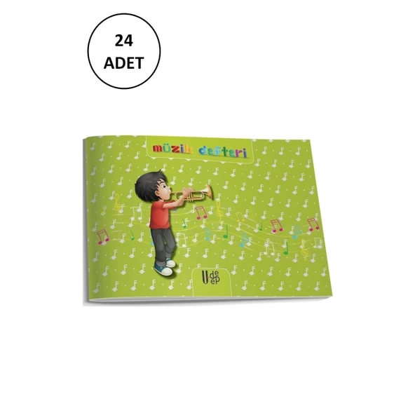Umut Müzik Defteri A5 30 Yaprak 24 Adet - 1