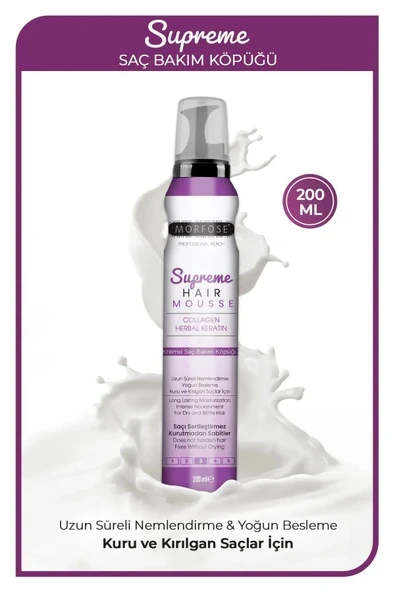 Supreme Saç Köpük 200 ML - Nemlendirme - mrfs ürün görseli 1