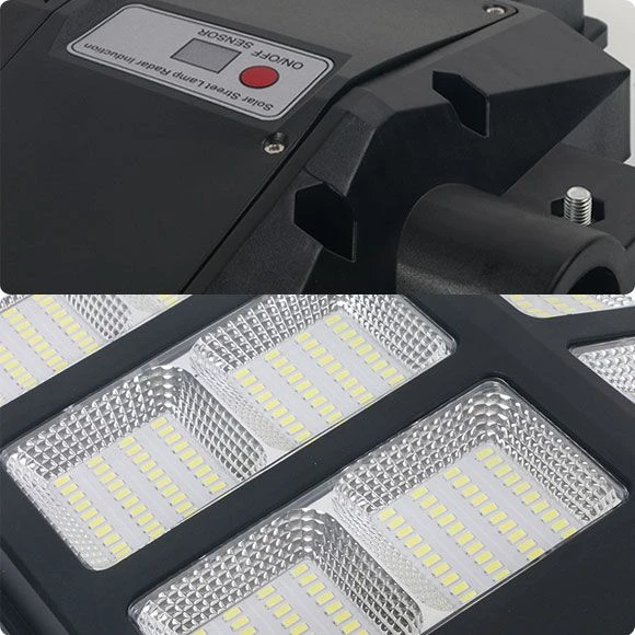 900 Watt Çok Kaliteli, Kumandalı, Güneş Enerjili, Fotoselli, Sensörlü, 3 Modlu Solar Bahçe Armatürü - Resim 4