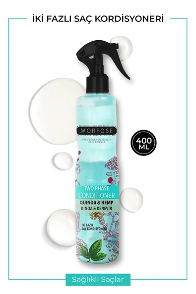 Çift Fazlı Kinoa & Kenevir Kondisyoner Fön Suyu 400 ML - mrfs ürün görseli 1