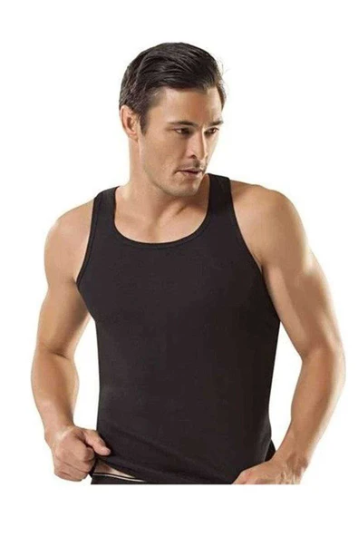 3 adet Tutku Ribana Spor Erkek Siyah Atlet 0118 ürün görseli