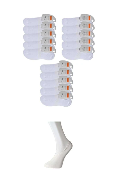 Beyaz Erkek Babet Çorap 15 çift ürün görseli