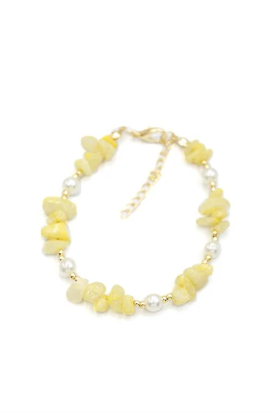 Boncuk Bileklik - Sarı ürün görseli