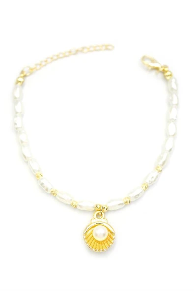 İnci Bileklik - Altın ürün görseli