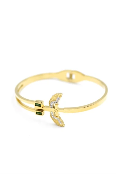 Melek Kanadı Bilezik - Altın ürün görseli 1