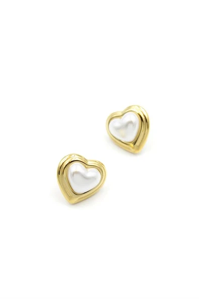 Kalp Küpe - Altın ürün görseli