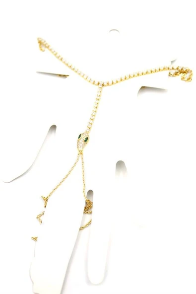 Yılan Ayak Şahmeran - Altın - Resim 2