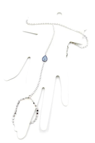 Taşlı Nazar Şahmeran - Gümüş - Resim 2