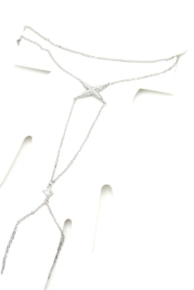 X Taşlı Şahmeran - Gümüş ürün görseli 1