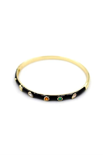 Mineli Bilezik - Siyah - Resim 2