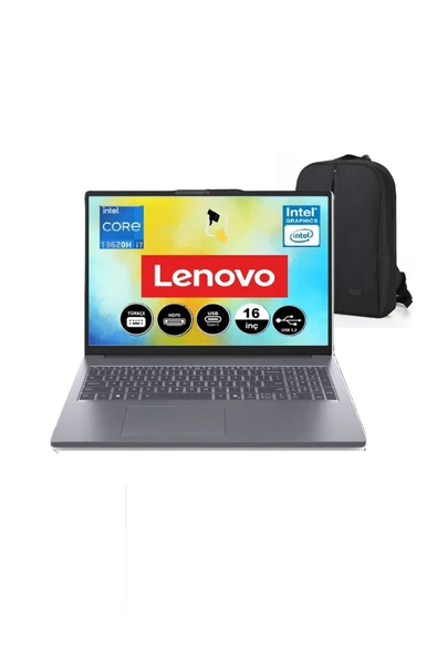 LENOVO Ideapad Slim 3 Intel Core I7 13620H 32GB 2tb SSD Fdos 16" Fhd Taşınabilir Bilgisayar CsrTech ürün görseli 1