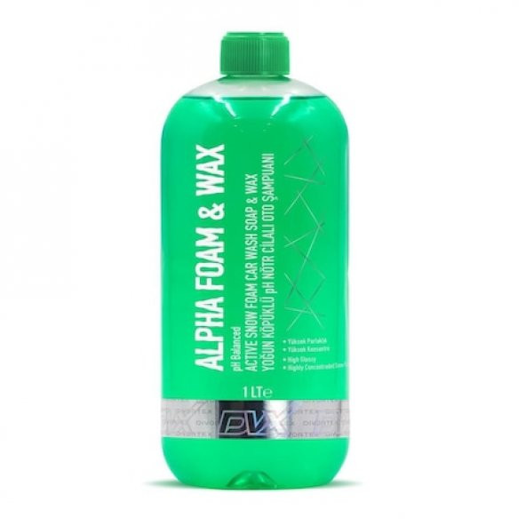 DVX Alpha Foam pH Nötr Cilalı Oto Yıkama Şampuan 1 lt