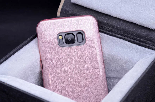 Galaxy S8 Plus Kılıf Zore Shining Simli Silikon Kılıf - 10