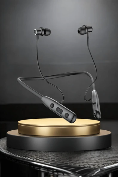 Kablolu Bluetooth Kulaklık Boyun Bantlı ANC Özelliği Yüksek Ses Kaliteli 100 saat