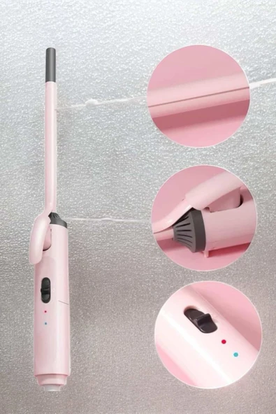 Saç Maşası 10MM İnce Bukleler İçin Yıpranma Önleyici İyon Özelliği - 5