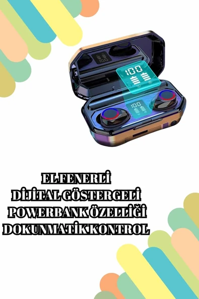 2025 Model Çok Kordonlu Akıllı Saat ve Bluetooth Kulaklık El Fenerli - 2