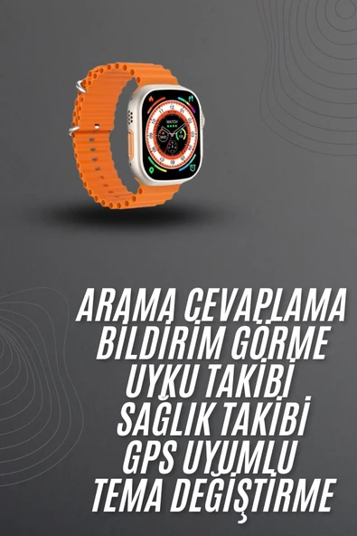 Akıllı Saat Arama Cevaplayan Bildirim Görme Yeni Nesil Bluetooth Bağlantılı - 2