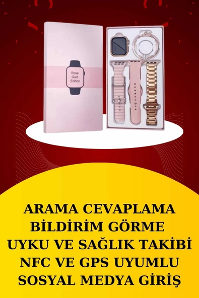 Wireless Şarjlı Akıllı Saat ve Dijital Göstergeli Kablosuz Bluetooth Kulaklık Nabız Ölçer - 3