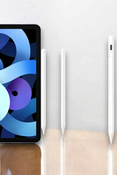 Tablet Kalemi iOS Android Windows Uyumlu Yedek Uçlu Universal Çizim Kalemi - 5