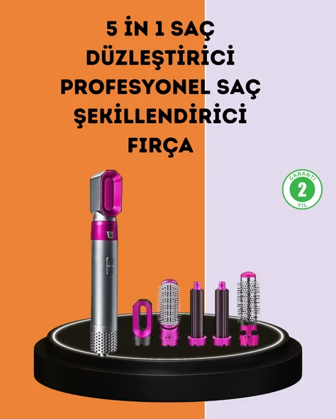 Çok Fonksiyonlu Saç Kurutma ve Şekillendirme Makinesi 5 Başlık - 1