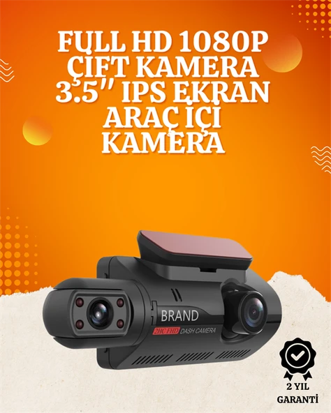 Geniş Açılı 110° 1080P Dashcam – Hareket Algılama ve Döngü Kayıt Özellikli - 1