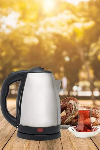 Kettle C F Tipi 220-240V Paslanmaz Çelik Elektrik Kablolu Otomatik Kapanma - 2