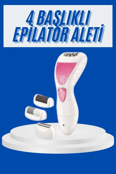 Profesyonel 4in1 Çok Amaçlı Epilasyon Aleti Şarjlı Pratik Taşınabilir ürün görseli 1