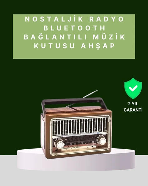 Kablosuz Bluetooth Hoparlör ve FM Radyo ürün görseli