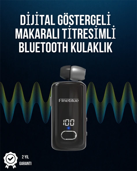 Fineblue F580 Bluetooth Kulaklık – İş, Oyun ve Spor İçin Gelişmiş Kablosuz Performans ürün görseli 1