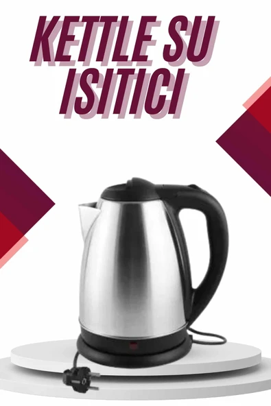 Çelik Su Isıtıcı Kettle Dayanıklı Paslanmaz Çelik Uzun Ömürlü - 1